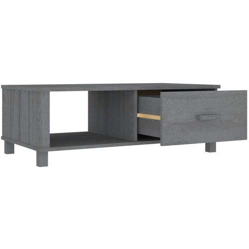 vidaXL stolić za kavu tamnosivi 100 x 55 x 35 cm od masivne borovine Cijene