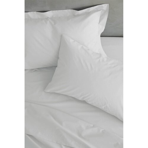 Catherine Lansfield Bela perkalasta prevleka za okvir postelje 90x190 cm Easy Iron Percale &amp;ndash; Slike