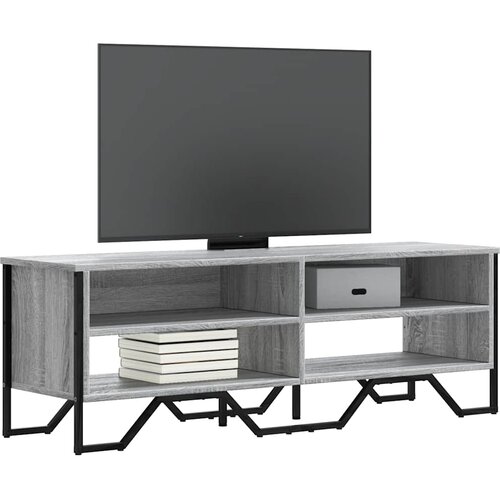 TV ormarić siva boja hrasta 122 x 34 x 41 cm konstruirano drvo Cene