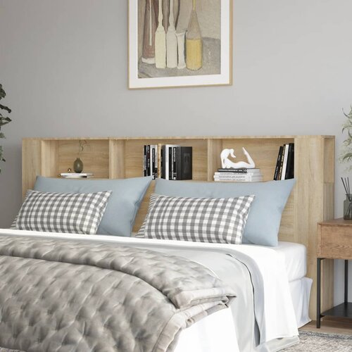 The Living Store vzglavna omarica sonoma hrast 220x18,5x104,5 cm - vzglavna omarica, (21431952) Slike