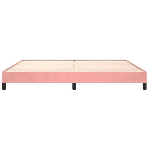 VidaXL okvir za krevet ružičasti 200x200 cm bar&amp;scaron;unasti Slike