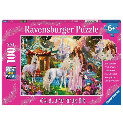 Ravensburger puzzle (slagalice) - Magična šuma puzzle sa glit Slike