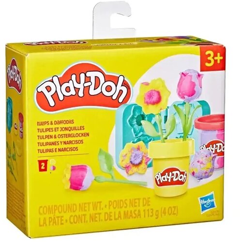 Hasbro Play-Doh: Mali cvjetovi &amp;ndash; Set za modeliranje od tijesta: Tulipan i narcis &amp;ndash; Slike