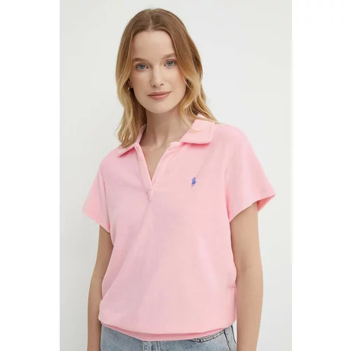 Polo Ralph Lauren Polo majica za žene, boja: ružičasta, 211936221