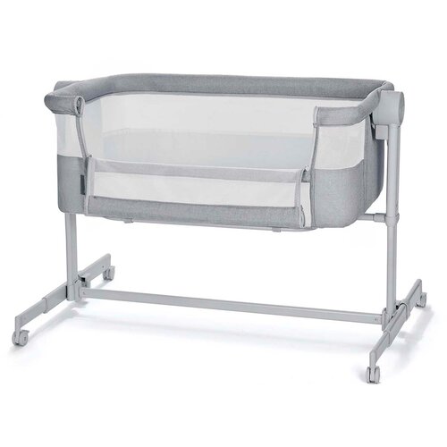 Kinderkraft® dječji krevetić s uklonjivom stranicom nestee&trade; up 2 full light gray Cijene