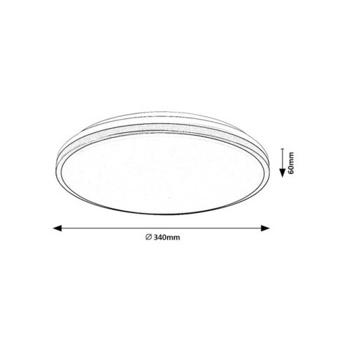 Rabalux Slava 75058 LED plafonjera Slike