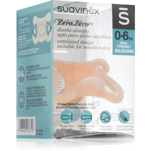 Suavinex Zero Zero Physiological Teat duda 0-6 m 1 kom Slike
