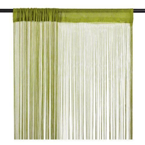 vidaXL Končane Zavjese 2 kom 140x250 cm Zelene Cijene