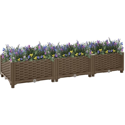 Furnova Visoka greda 120x40x23 cm polipropilen, (21920067) Cene