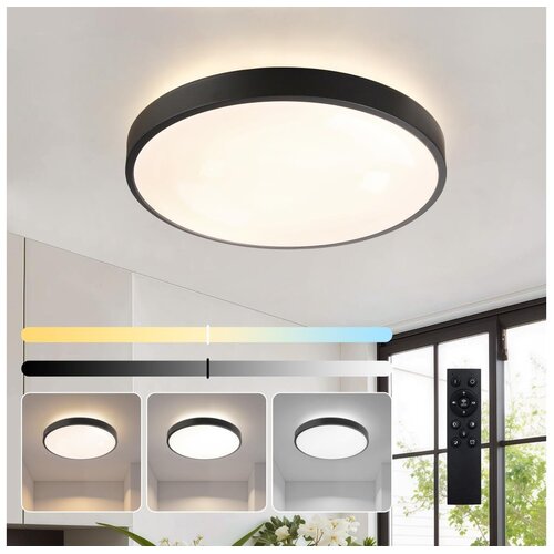  Brilagi - LED prigu&scaron;iva svetiljka GLASS POOL DOUBLE LED/48W/230V 40 cm crna + daljinski upravljač Cene