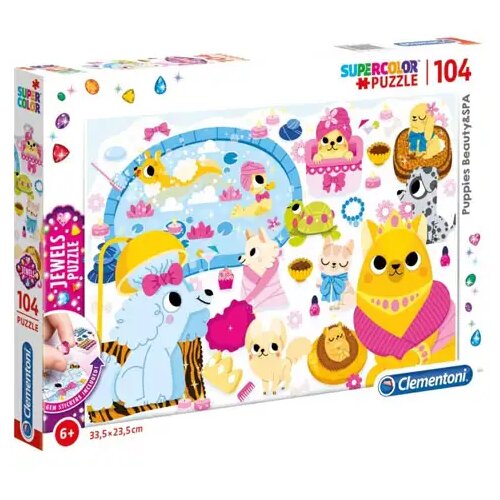 Clementoni Kućni ljubimci u wellnessu puzzle 104kom - Cene
