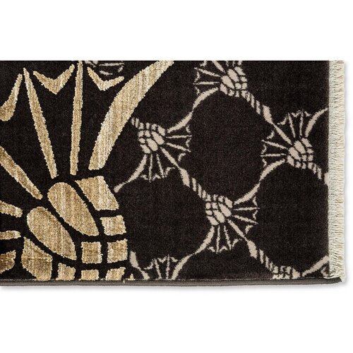 Joop! TKANA PREPROGA Cornflower Double 170/240 cm tkano antracit Slike