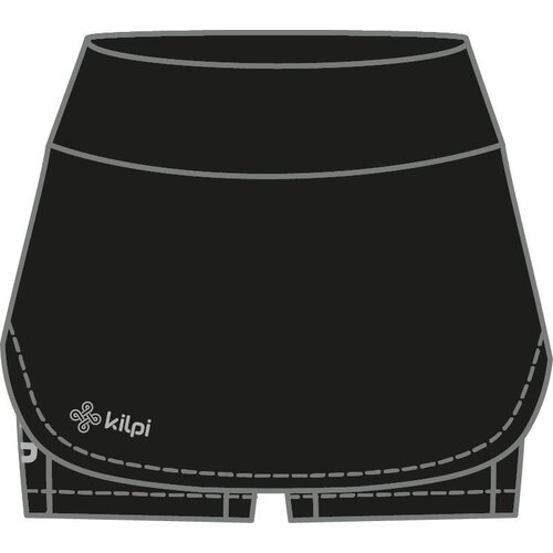 Kilpi Women's running skirt TITICACA-W Black Cene