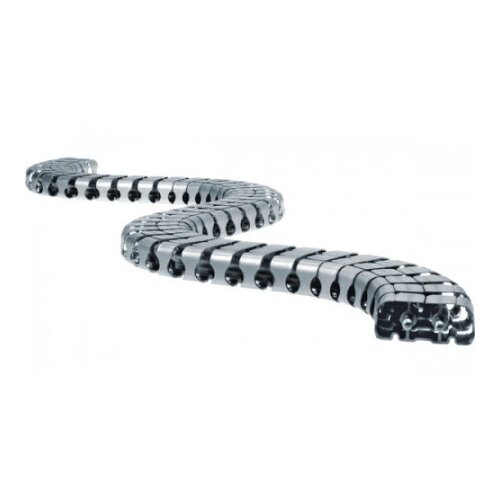 Boschmann Fleksi kanalica-zmija pravougaona dim.23x54x1000mm, srebrna ( 930.031 ) Slike
