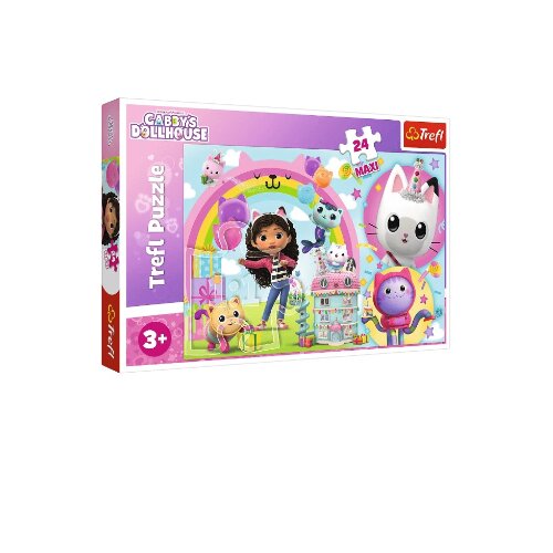 TREF LINE Puzzle 24 dela &ndash; Gabby’s dollhouse Cene