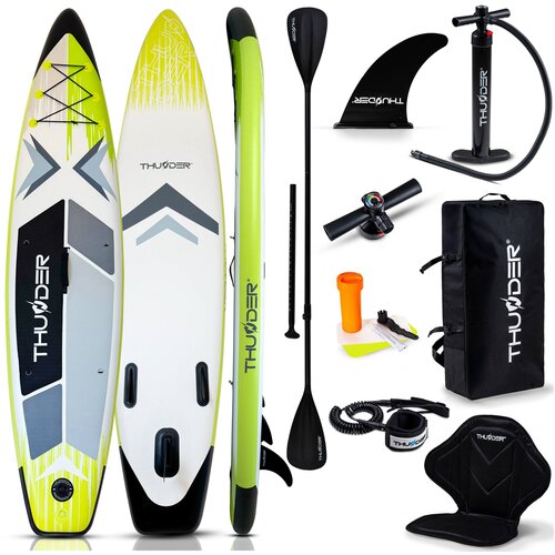 THUNDER Napihljiva SUP deska 320 &times; 75 &times; 15 cm &ndash; set z veslom, sedežem, torbo in pumpko &reg; VELA, (5000091247) Cene