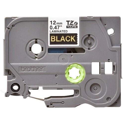 Brother TZE334 trak zlato/črna 12mm 8m Slike