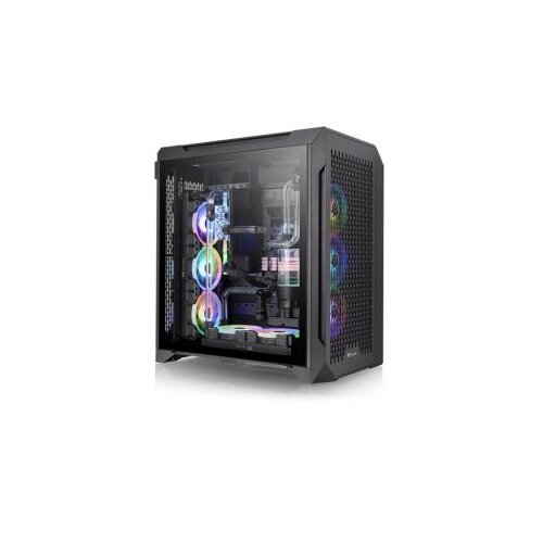 Thermaltake CTE C700 Air Mid tower, tempered glass, 3x 140mm CT140 fans Slike