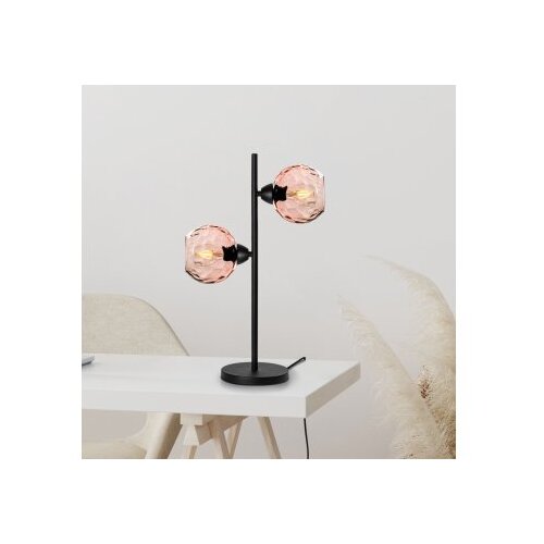 Opviq Stona lampa Benek-15-14553, 36x18x58 cm, IP20, Crno-roza Cene