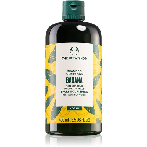 The Body Shop banana truly nourishing &amp;scaron;ampon za suhe lase 400 ml za ženske Slike