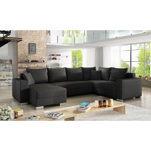  UDOBNA SJEDEA GARNITURA MARIANO lijeva izvedba Soft011black Slike
