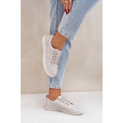 EVENTO PE1 Women's Leather Sneakers Grey Cloesa Cijene