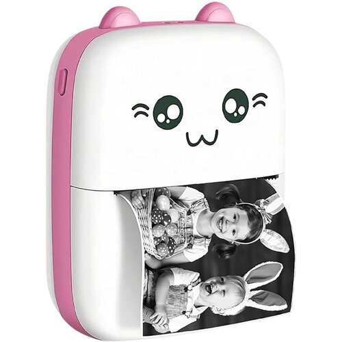 AVIZAR 200dpi Bluetooth povezan termični tiskalnik Cat Prenosni model, Bela / Roza, (5000009676) Cene