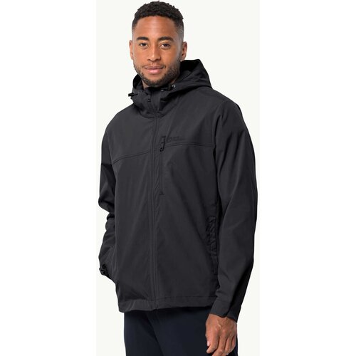 Jack Wolfskin muška jakna sa kapuljačom Desert Wind, Crna Cene