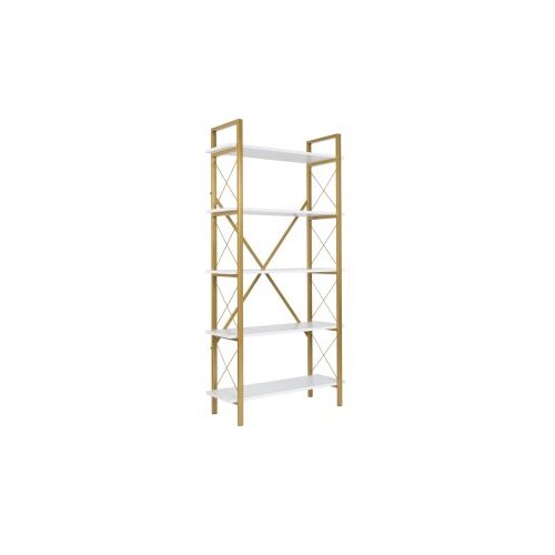 Hanah home polica za knjige elysian white gold Slike