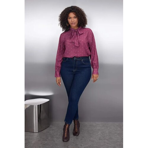 Trendyol Ženska bluza Tbbaw26Af00036, Bordo Cene