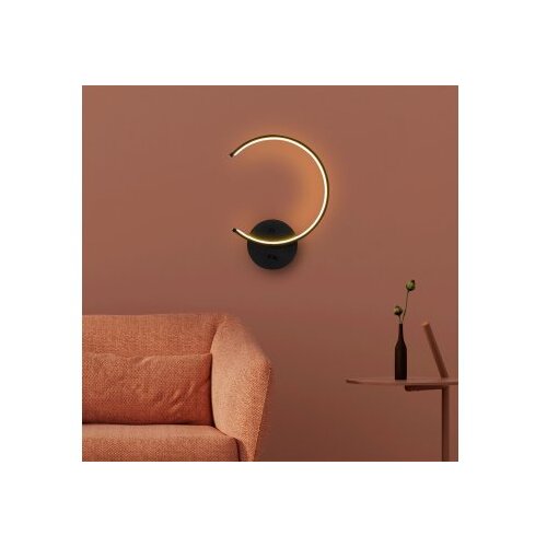Opviq Moon 13328 Zidna lampa, crna Slike