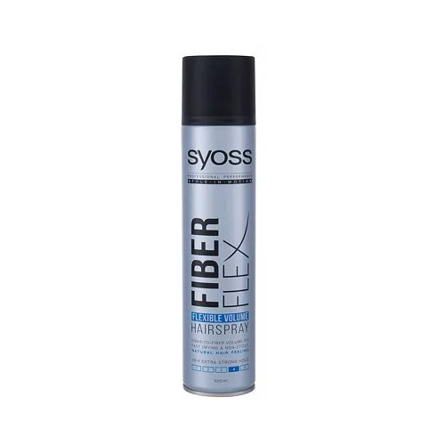 Syoss Professional Performance Fiber Flex Flexible Volume lak za volumen las za zelo močno fiksacijo 300 ml