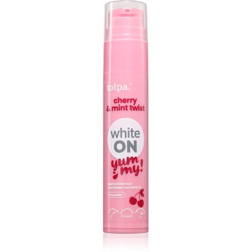 Tołpa On White Yummy belilni trakovi za zobe okus Cherry & Mint 60 g Cene