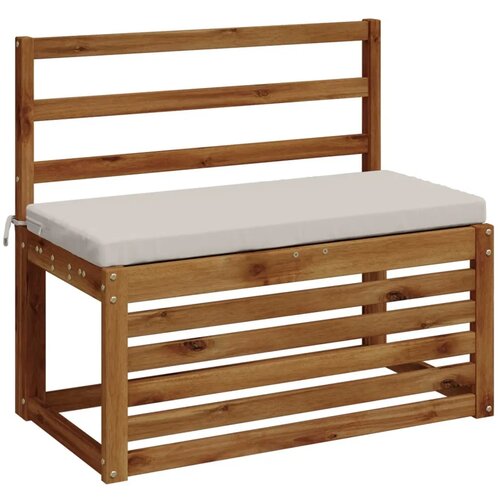  Jastučići za klupe - 2 dijela SOEST 100% poliester Bijela - Bijela 60 x 40 x 5 cm Melange Slike