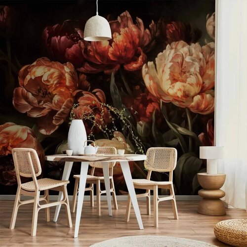 Foto tapeta - Blooming tulips 245x175 Slike