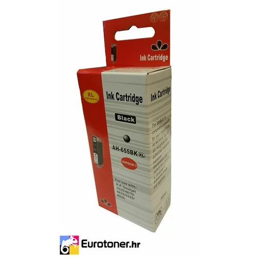 Eurotoner Zamjenska tinta za HP 655 XL- CZ109AE crna