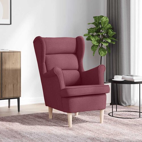 vidaXL Fotelja crvena boja vina 74x84x100 cm od tkanine Cene