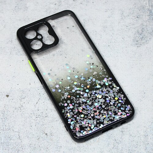 maska frame glitter za honor X8 crna Slike