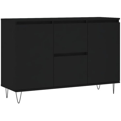 Maison Chic Komoda - Predalnik črna 104x35x70 cm inženirski les, (21716501) Cene