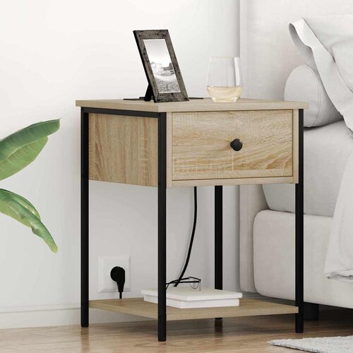 Noćni ormar s ladicama 2 pcs Sonoma hrast 42 x 41 x 56 cm Cene