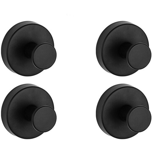 INF Stenske kljuke s priseskom, 4-paket Black, (21654682) Cene