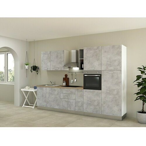 Marinelli Cucine Montažna kuhinja Cassiopea (Širina: 315 cm, S električnim uređajima) Cijene