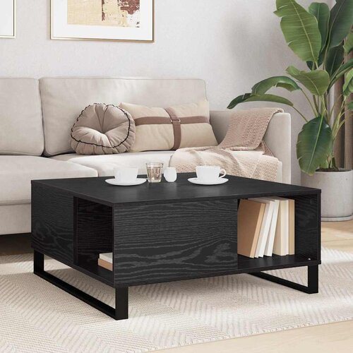  Kava Stol Crni hrast 80 x 80 x 36,5 cm Konstruirano drvo Slike