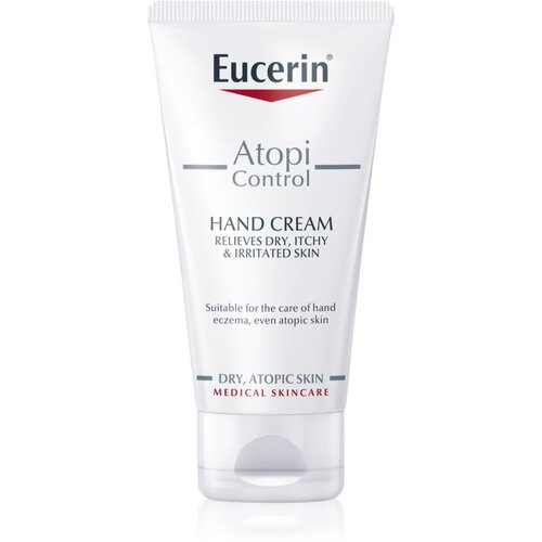 Eucerin AtopiControl krema za roke za suho do atopično kožo z izvlečkom ovsa 75 ml Slike