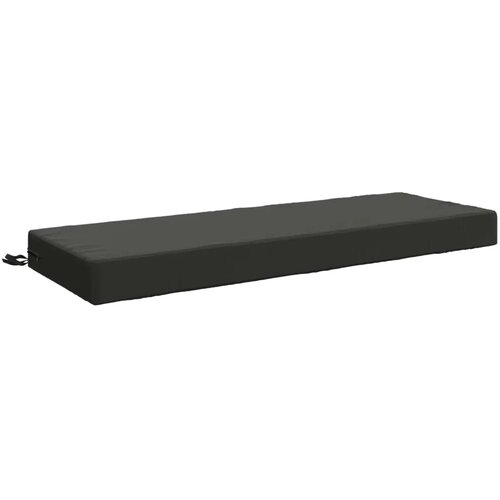  Jastuk za sjedalo SOEST 100% poliester Antracit - Antracit 120 x 40 x 10 cm Poliester Slike