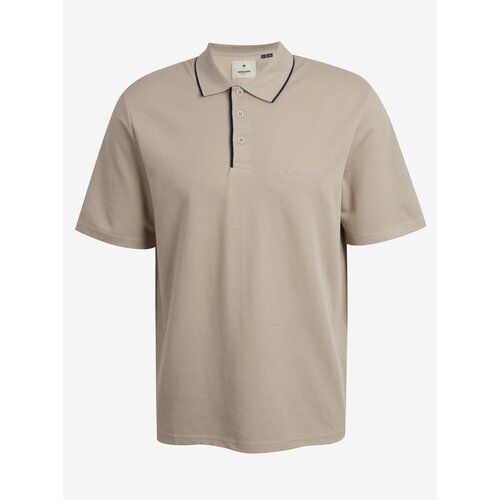 Jack &amp;amp; Jones Beige Mens Polo T-Shirt Blamatt - Men Slike