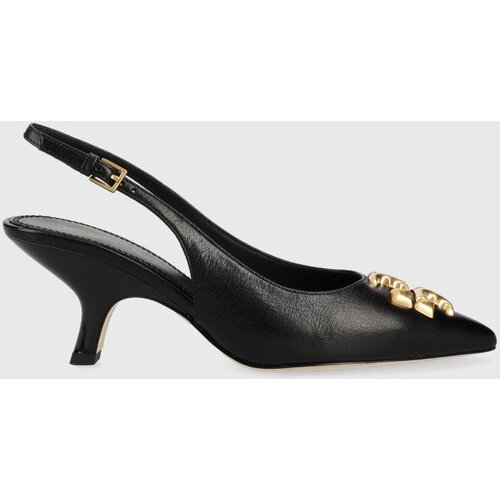 Tory Burch Kožne &amp;scaron;tikle 149150-006 boja: crna, s otvorenom petom Slike