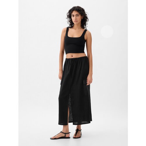 GAP Linen midi skirt utility - Women's Cene