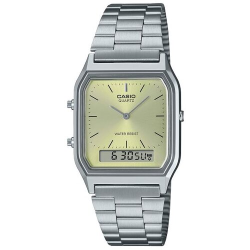Casio Unisex sat AQ-230A-9A, Srebrne boje Slike