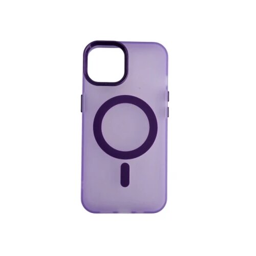  Silikonska futrola Magsafe FLURO COLOR Iphone 13/14 LJUBIČASTA Cene